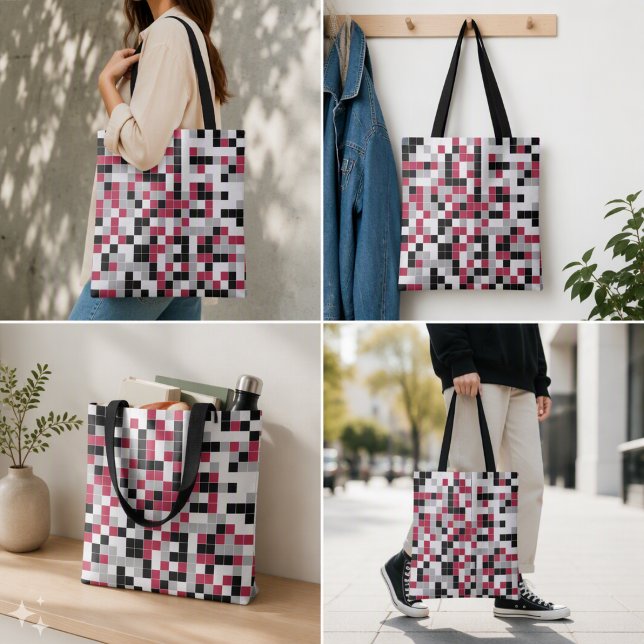 Moderne Magenta Geometric (Von Creator hochgeladen)