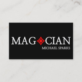 Moderne Magician Card Poker Unterhaltung Visitenkarte