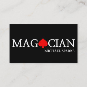 Moderne Magician Card Poker Unterhaltung Visitenkarte