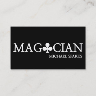 Moderne Magician Card Poker Unterhaltung Visitenkarte