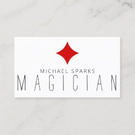 Moderne Magician Card Poker Unterhaltung Visitenkarte