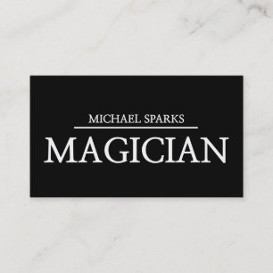 Moderne Magician Card Poker Unterhaltung Visitenkarte