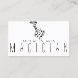 Moderne Magician Card Poker Unterhaltung Visitenkarte