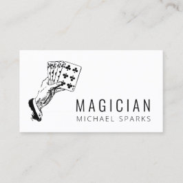 Moderne Magician Card Poker Unterhaltung Visitenkarte
