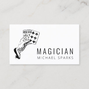 Moderne Magician Card Poker Unterhaltung Visitenkarte
