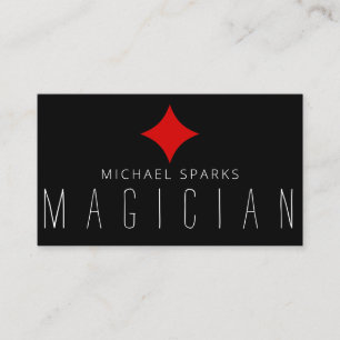 Moderne Magician Card Poker Unterhaltung Visitenkarte