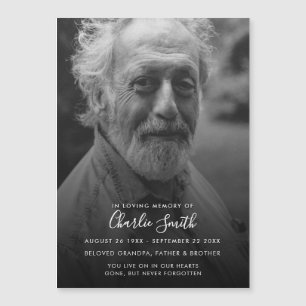 Moderne Magnetkarten für das Schwarze Foto Magnetkarte