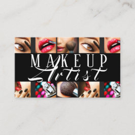 Moderne Make-up Artist Cosmetology Business Card Visitenkarte