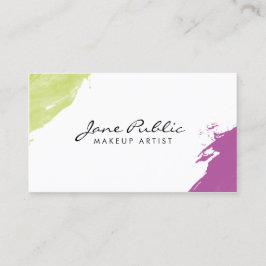 Moderne Makeup Artist Visitenkarte