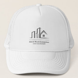 Moderne Makler-Logo-Gestaltung für Immobilien-Prom Truckerkappe