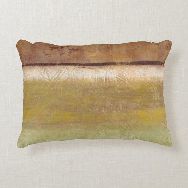 Moderne Malerei in den Erdtönen durch Normannen Zierkissen (Vorderseite)