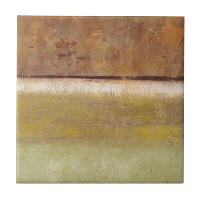Moderne Malerei in Earth Tones von Norman Wyatt Fliese (Vorderseite)