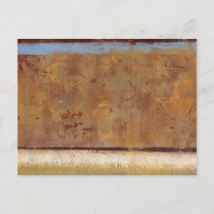 Moderne Malerei in Earth Tones von Norman Wyatt Postkarte