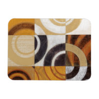 Moderne Malerei mit kreisförmigen Mustern