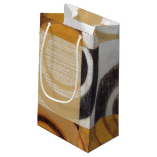 Moderne Malerei mit Kreismustern Kleine Geschenktüte