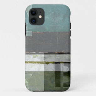 Moderne Malerei mit sortierten Buchstaben iPhone 11 Hülle