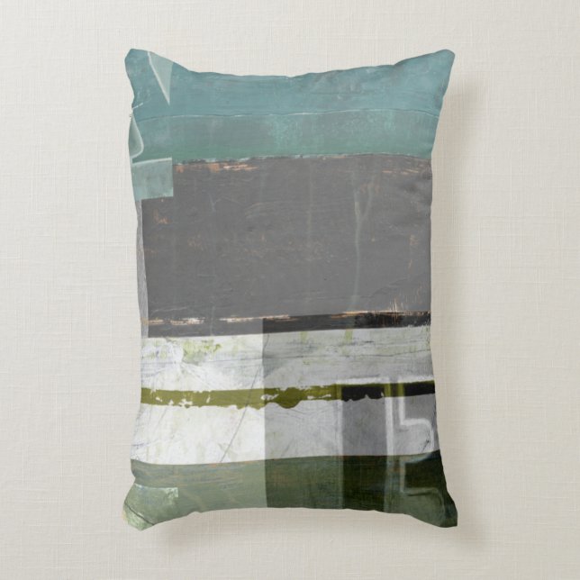 Moderne Malerei mit sortierten Buchstaben Dekokissen (Vorderseite(Vertikal))