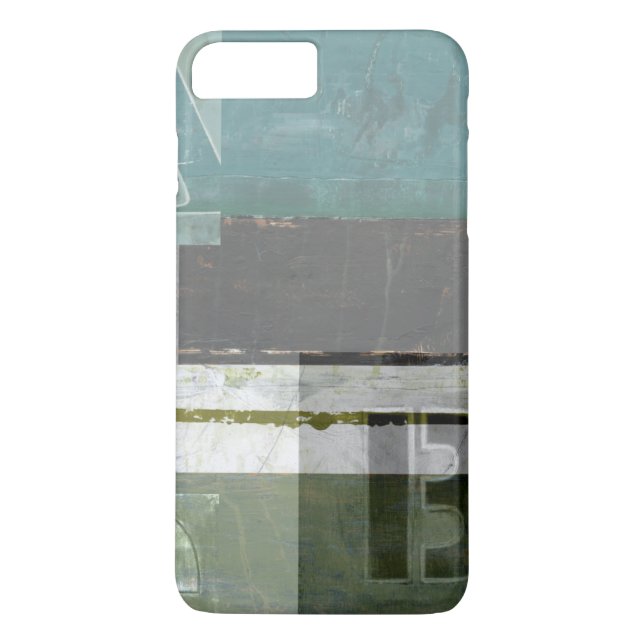 Moderne Malerei mit versammelten Buchstaben Case-Mate iPhone Hülle (Rückseite)