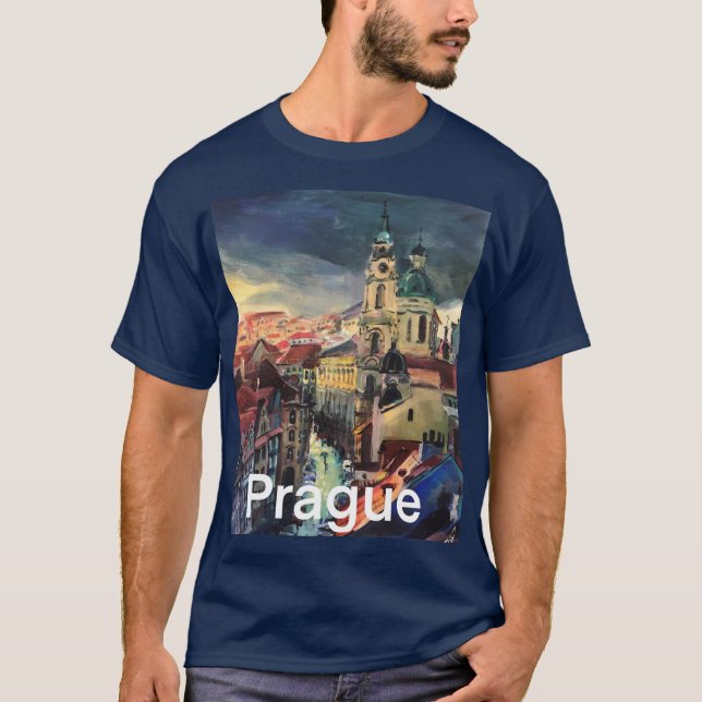 Moderne Malerei , Praga T-Shirt (Vorderseite)