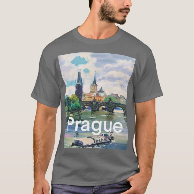 Moderne Malerei T-Shirt (Vorderseite)