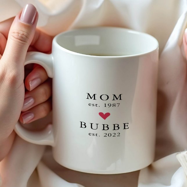 Moderne Mama | Bubbe Jahr Osten. Tasse (Von Creator hochgeladen)
