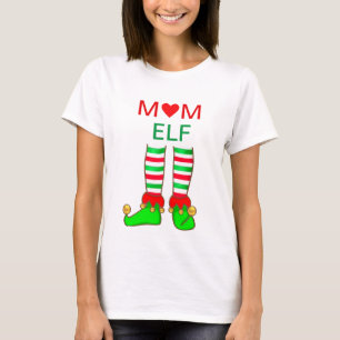 Moderne Mama Elf Weihnachten T-Shirt