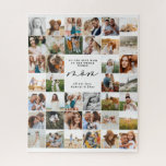 Moderne Mama-Foto-Skripte  Puzzle<br><div class="desc">Moderne minimale Multi-Foto Script Mama Geschenk. Atemberaubender,  eleganter Text.</div>