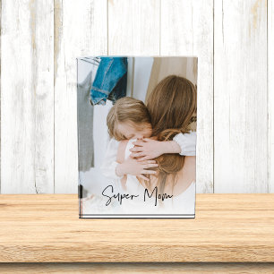 Moderne Mama Foto & Super Mama   Geschenk für Mama