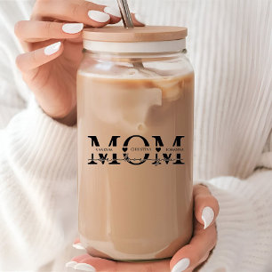 Moderne Mama Kinder nennen Muttertag Dosenglas