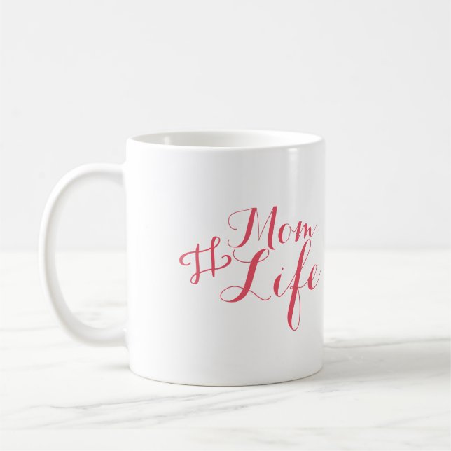 Moderne Mama-Leben-Tasse Tasse (Links)