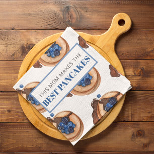 Moderne Mama macht das Beste aus Pancakes Geschirrtuch
