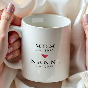 Moderne Mama Nanni Year Est. Tasse