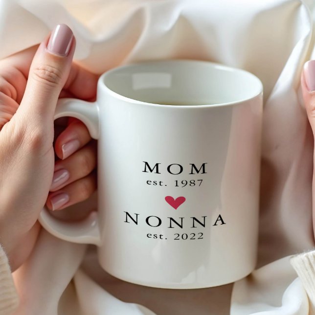 Moderne Mama | Nonnenjahr Est. Tasse (Von Creator hochgeladen)