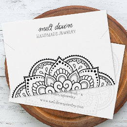 Moderne Mandala-Halsketten- und Armband-Anzeigekar