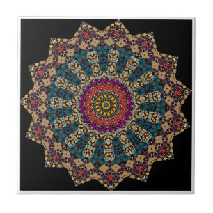Moderne Mandala Keramik Tile Fliese