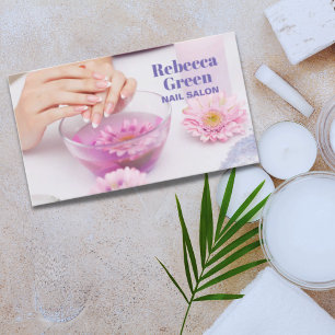 Moderne Maniküre Nägel Nagelsalon Maniküre Visitenkarte