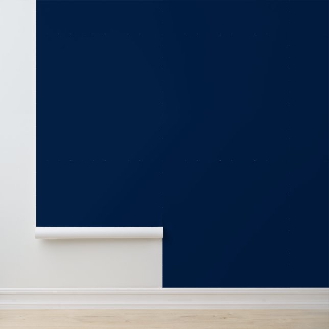Moderne Marineblau schlichte Vollfarbenminimalisti Tapete (Anwendung)