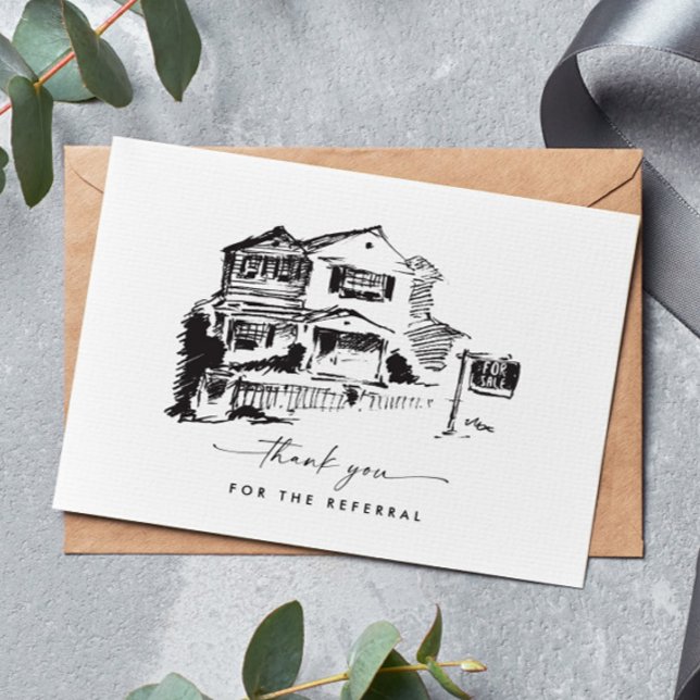 Moderne Markenbezeichnungen für Real Anwesen Viele Dankeskarte (Von Creator hochgeladen)