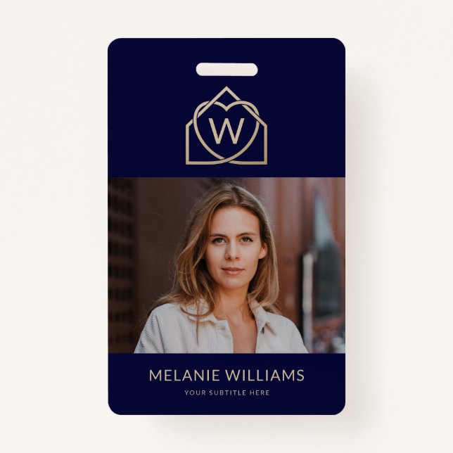 Moderne Markierung für den Namen des Reals-Anwesen Ausweis (Vorderseite)