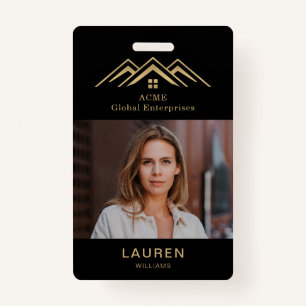 Moderne Markierung für den Namen des Reals-Anwesen Ausweis