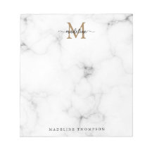 Moderne Marmor-Gold-Schrift-Monogramm