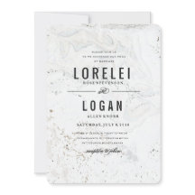 Moderne Marmorhochzeit | Schwarz