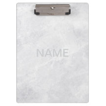 Moderne Marmorklammer mit benutzerdefiniertem Text