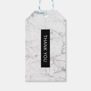 Moderne Marmormarke Geschenkanhänger