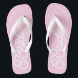Moderne, maßgeschneiderte Hochzeitfarbenflippen Flip Flops<br><div class="desc">Diese Flip-Flops sind perfekt für die demnächst erscheinende Frau! Passen Sie Ihre Hochzeitszeit und Ihre Hochzeitsfarben an.</div>