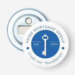 Moderne, maßgeschneiderte Hypothekenfirma hinzufüg Flaschenöffner