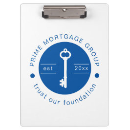 Moderne, maßgeschneiderte Hypothekenfirma hinzufüg Klemmbrett