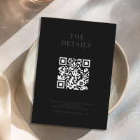 Moderne Matte Black Minimal Hochzeit