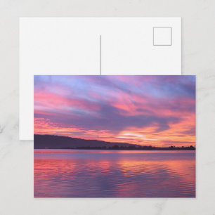Moderne Meerblick-Wohnung Postkarte