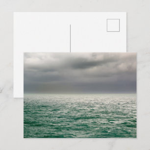Moderne Meerblick-Wohnung Postkarte